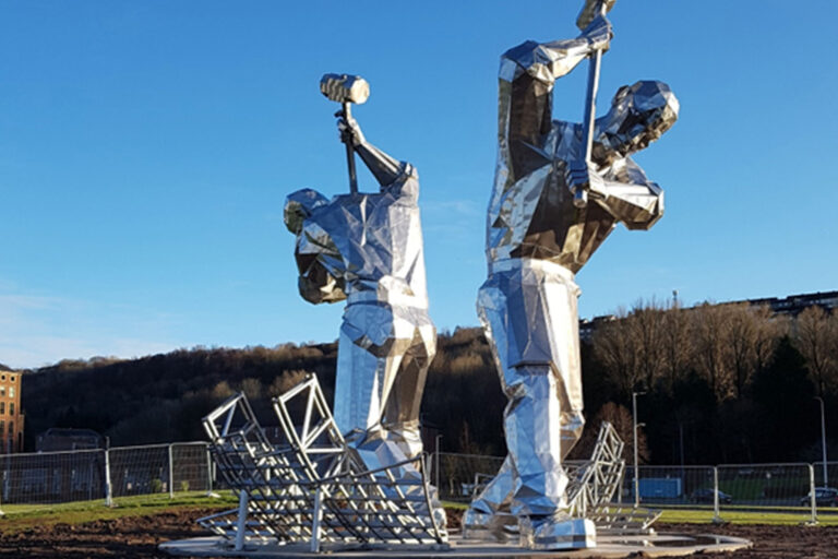 Giant Shipbuilders Sculpture