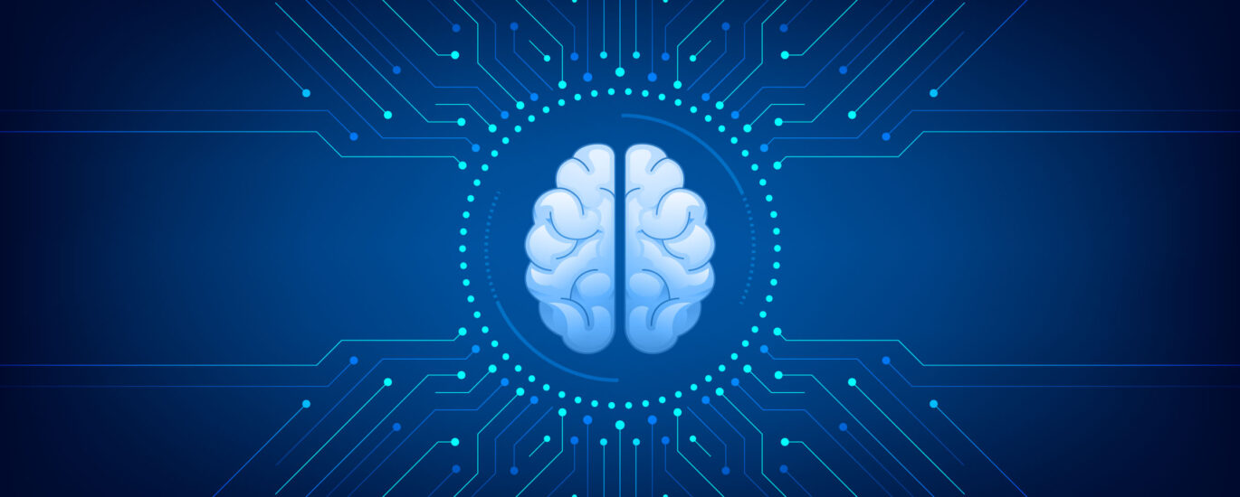 Brain with tech background