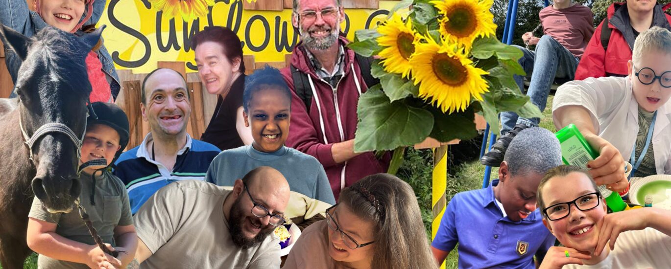 A montage of happy people